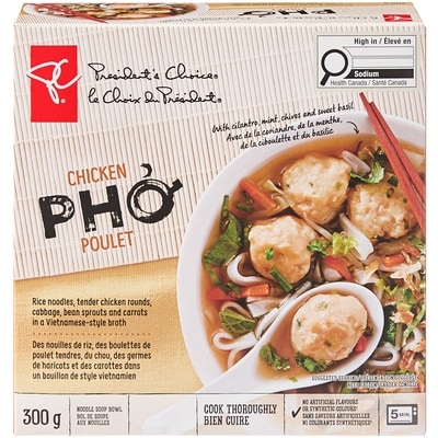 President's Choice Chicken Pho 300 g, $2.16/100g