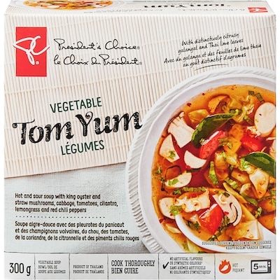 President's Choice Vegetable Tom Yum 300 g, $1.67/100g