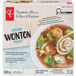 President's Choice Chicken Wonton Soup Bowl 300 g, $1.83/100g