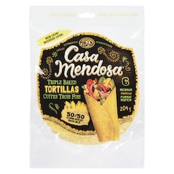 Casa Mendosa Tortillas cuites trois fois 50/50 maïs-blé 204 g, 1,96 $/100g