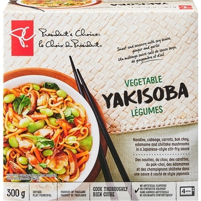 President's Choice Vegetable Yakisoba 300 g, $1.67/100g
