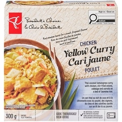 President's Choice Chicken Yellow Curry Entree 300 g, $1.83/100g