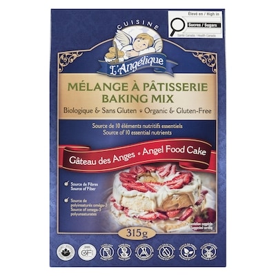 Cuisine L'Angelique Mélange à pâtisserie gâteau des anges 315 g, 2,70 $/100ml