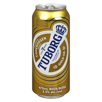 Tuborg Gold Beer (ID required at pick-up) 473 ml, $0.54/100ml