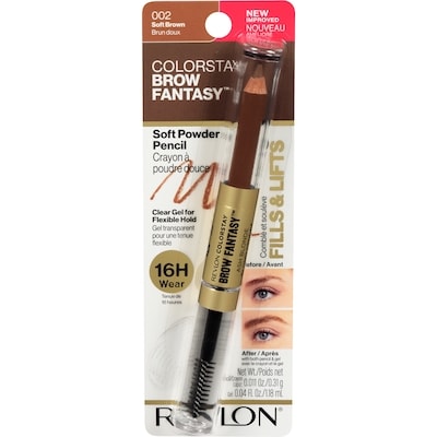 Revlon Colorstay Brow Fantasy™ Pencil & Gel Soft Brown 1 ea, $12.99/1ea