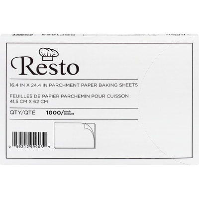 Restore Parchment Sheet 1000 ea, $0.09/1ea
