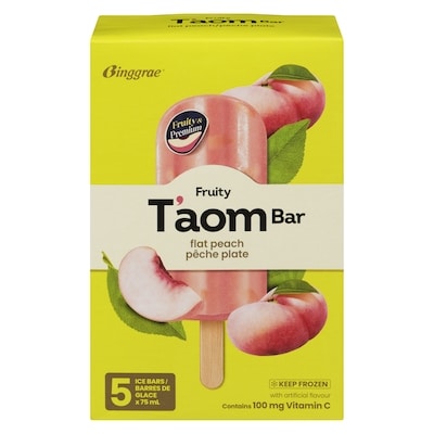 T'aom Bar Ice Bars Flat Peach 5x75.0 ml, $1.33/100g