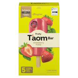 T'aom Bar Ice Bars Strawberry 5x75.0 ml, $1.33/100g