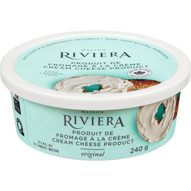 Riviera Cream Cheese Product Original 24 % M.F. - 240 g | Fortinos