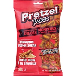 Seasoned Pretzel Pieces Cinnamon Brown Sugar