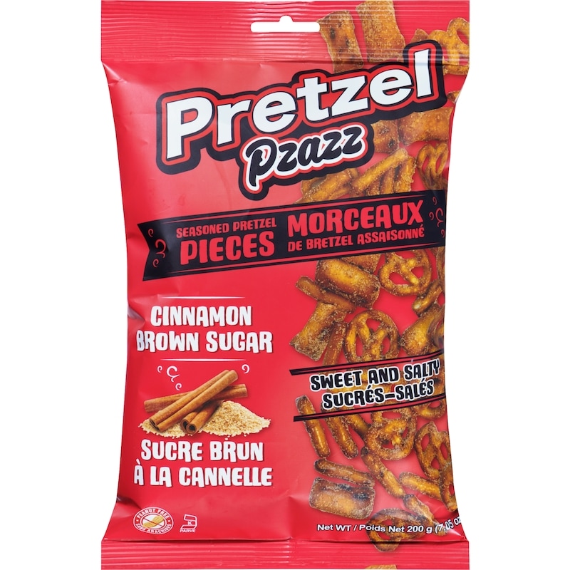 Seasoned Pretzel Pieces Cinnamon Brown Sugar