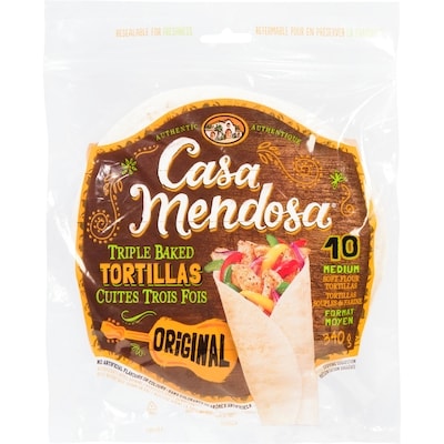 Casa Mendosa Original Medium Tortillas 340 g, $1.17/100g
