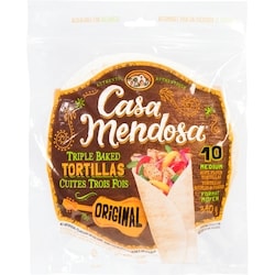 Casa Mendosa Tortillas - original - format moyen 340 g, 1,17 $/100g