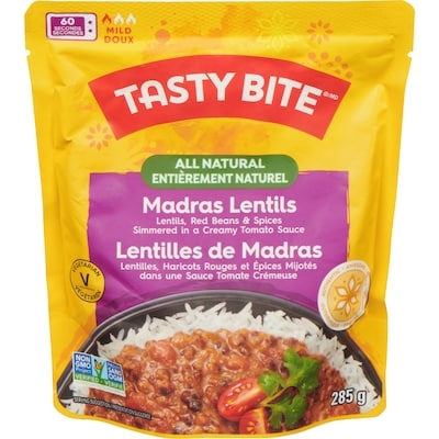 Tasty Bite Madras Lentils All Natural Indian Entrée 285 g, $1.51/100g