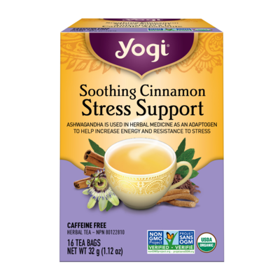 Yogi Soothing Cinnamon Stress Support 16 ea, $0.44/1ea