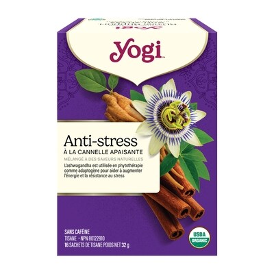Yogi Anti-stress à la cannelle apaisante 32 g, 18,09 $/100g
