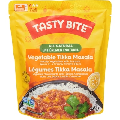 Tasty Bite Vegetable Tikka Masala All Natural Indian Entrée 285 g, $1.51/100g