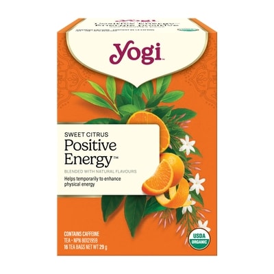 Yogi Sweet Citrus Positive Energy Yerba Mate Tea 16 ea, $0.36/1ea
