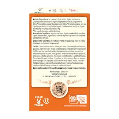 Sweet Citrus Positive Energy Yerba Mate Tea