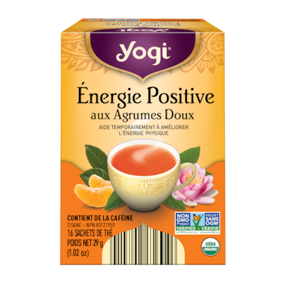 Yogi Énergie Positive aux Agrumes Doux 16 ea, 0,41 $/1ch