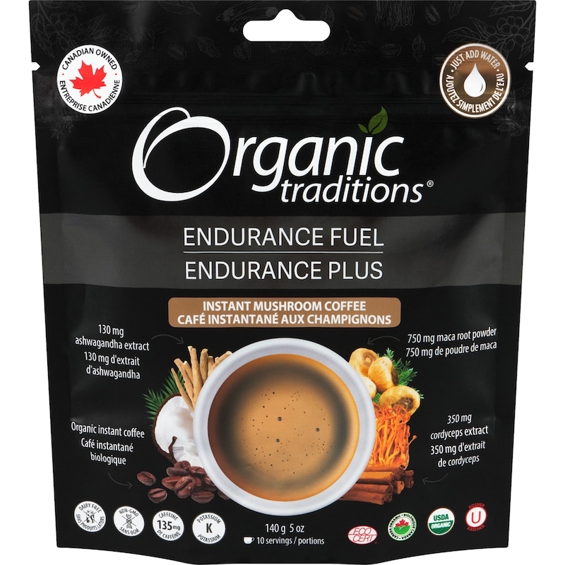 Instant Mushroom Coffee Endurance Fuel