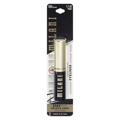 Milani Stay put infinite liner eyeliner liquide 110 noir 1 ea, 16,99 $/1ch