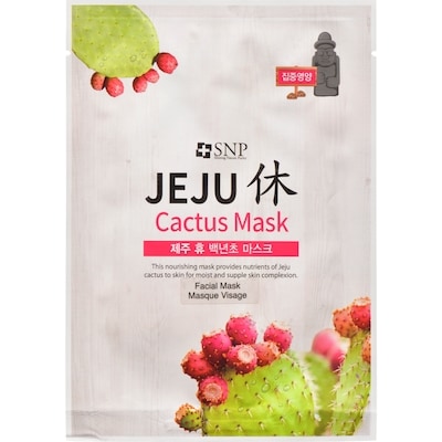 SNP Jeju Facial Mask Cactus Mask 1 ea, $1.59/1ea