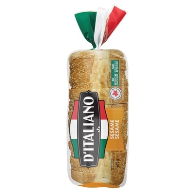 D'Italiano Sesame Seed Bread 675 g, $0.64/100g