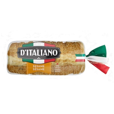 D'Italiano Sesame Seed Bread 675 g, $0.59/100g