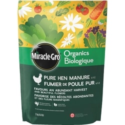 Miracle Gro Organic Hen Manure 1 ea, $14.49/1ea