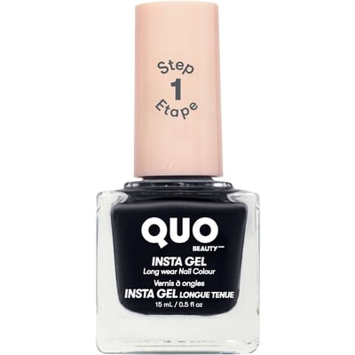 Quo Beauty Insta Gel Longwear Nail Colour Black Tie 15 ml, $73.33/100ml
