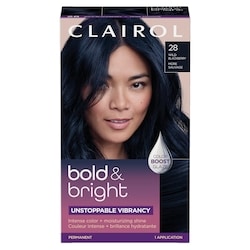 Bold & Bright, Permanent Hair Dye, Intense Color + Moisturizing Shine 28 Wild Blackberry