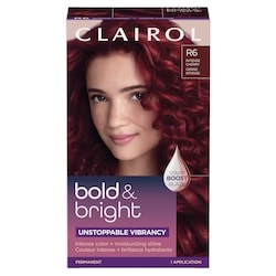 Bold & Bright, Permanent Hair Dye, Intense Color + Moisturizing Shine V3 Intense Passion Plum
