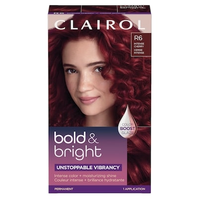 Clairol Coloration permanente bold & bright, couleur intense + brillance hydratante v3 prune passion intense 1 ea, 14,99 $/1ch