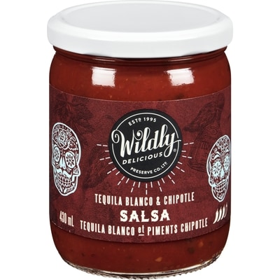 Wildly Delicious Salsa tequila blanco et piments chipotle 430 ml, 1,63 $/100ml