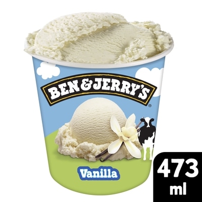 Ben & Jerry's Ice Cream with Fairtrade Ingredients Vanilla  473 ml, $1.48/100ml