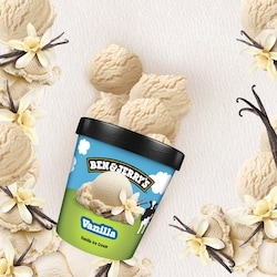 Ben & Jerry's Ice Cream with Fairtrade Ingredients Vanilla - 473