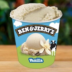 Ben & Jerry's Ice Cream with Fairtrade Ingredients Vanilla - 473