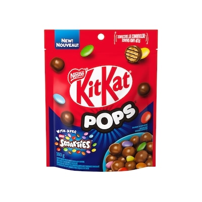 Nestlé KITKAT Pops avec Smarties, sac 160 g, 3,44 $/100g