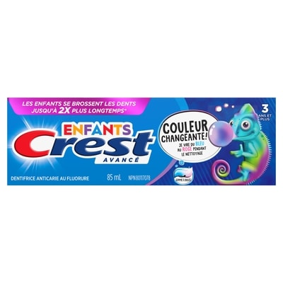 Crest Kids Toothpaste Advanced Colour Changing 85 ml, $8.22/100ml