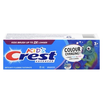 Crest Kids Toothpaste Advanced Colour Changing 85 ml, $7.64/100ml