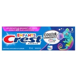Crest Dentifrice au fluorure avancé pour enfants 85 ml, 8,22 $/100ml