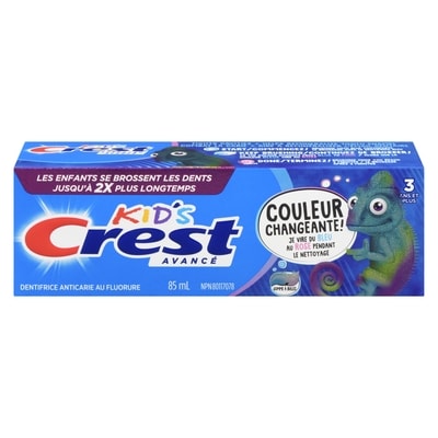 Crest Dentifrice pour enfants couleurs changeantes Advanced 85 ml, 6,47 $/100ml
