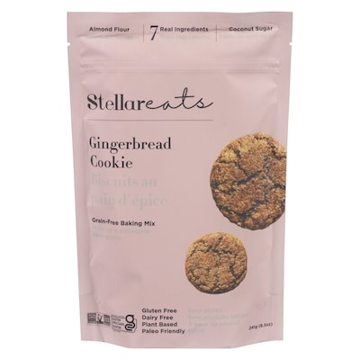 Stellareats Grain-Free Baking Mix Gingerbread Cookie 241 g, $6.22/100g