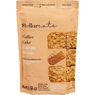 Stellareats Coffee Cake Mix Gluten-Free 357 g, $3.78/100g