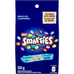 Nestlé Smarties 203 g, 3,44 $/100g