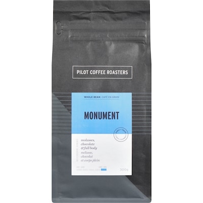 Pilot Coffee Roasters Whole Bean Monument 300 g, $7.33/100g