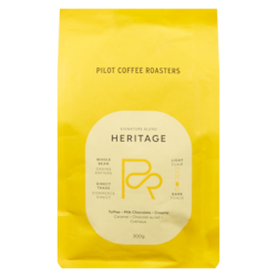 Pilot Coffee Roasters Café en grain heritage 300 g, 7,33 $/100g