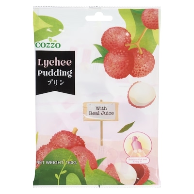 COZZO Pudding Lychee Flavor 160 g, $1.06/100g