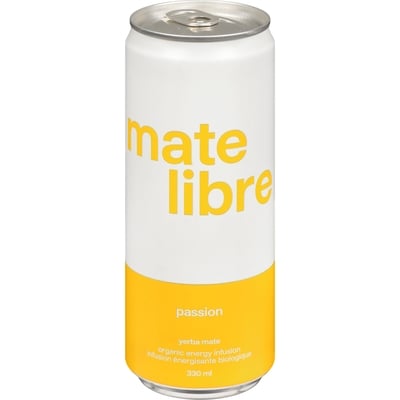 Mate Libre Yerba Mate Organic Energy Infusion Passion 330 ml, $1.21/100ml